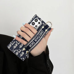Embroidered Canvas Wristband Case