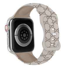 Bee Embossed Silicone Watch Strap