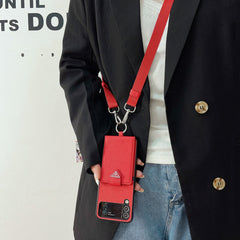 Triangle Ring Crossbody Case for Galaxy Z Flip